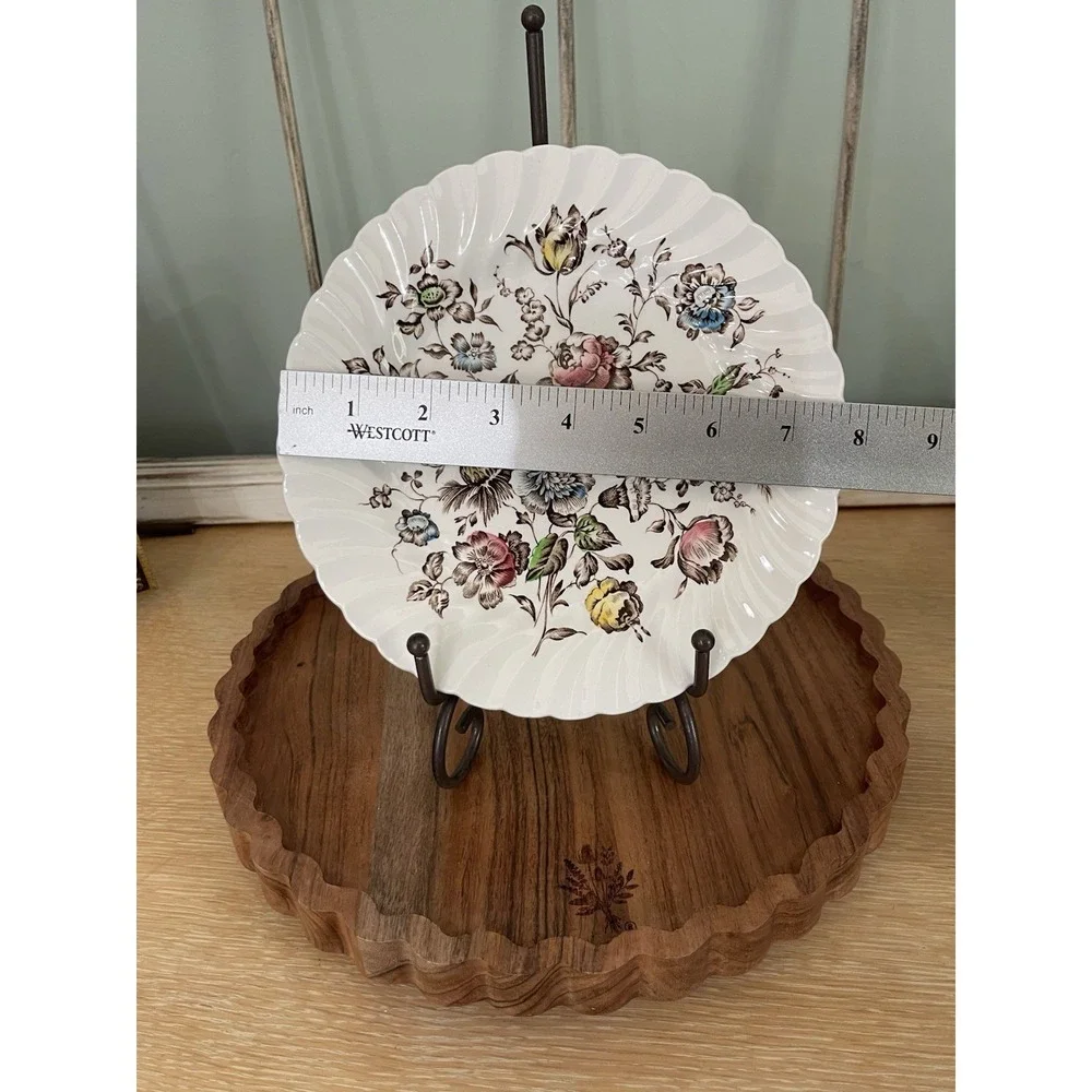 Vintage Johnson Brothers Staffordshire Bouquet IRONSONE Salad Plate GRAZING